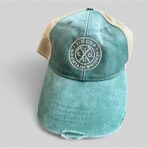 NEW Adams Tin Cup Mountain Whiskey casual trucker hat, unisex, 2020
